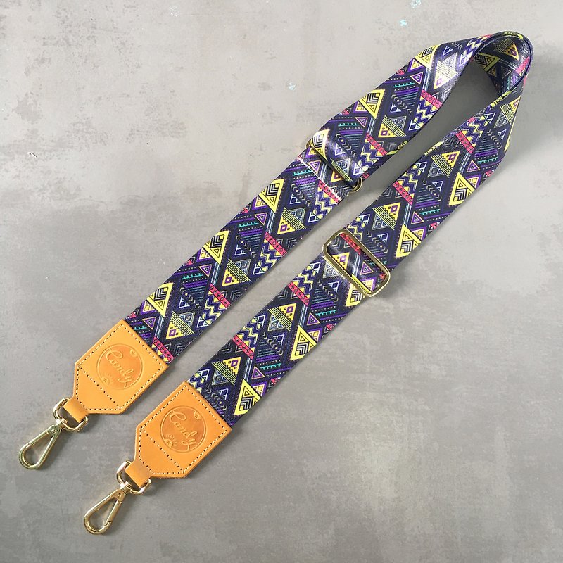 Candy Leather Bag Strap - Other - Genuine Leather Purple