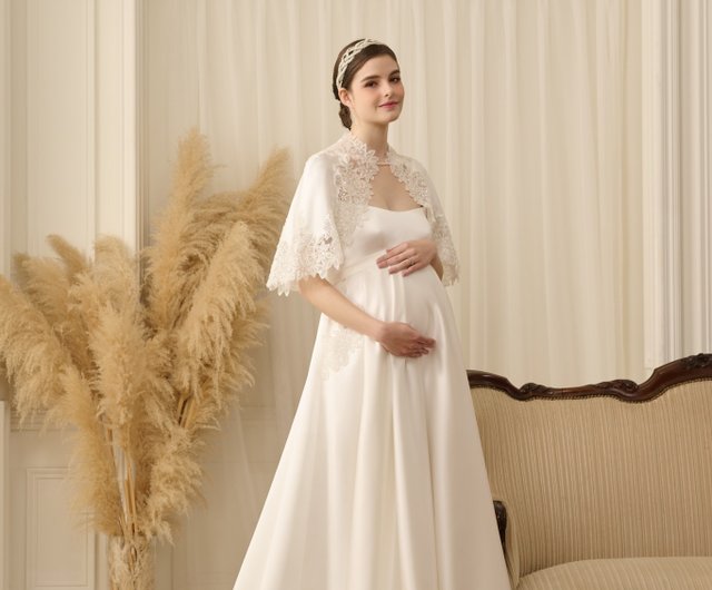 maternity wedding dress