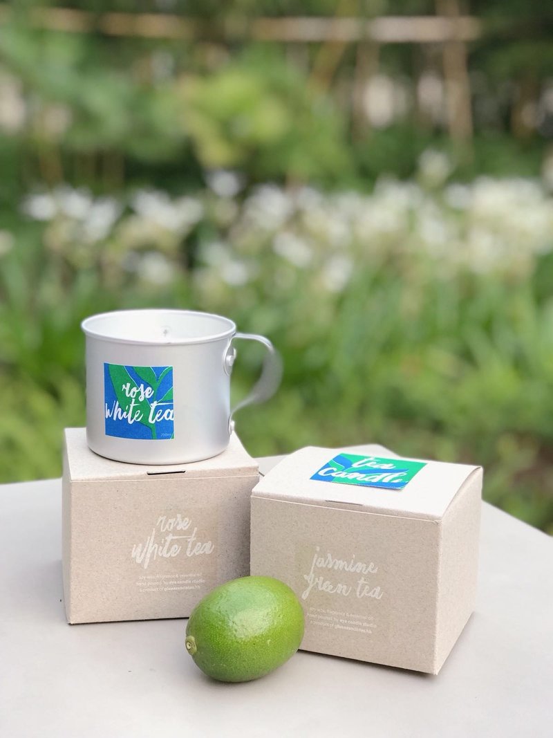 GLUE x Eye Candle 茶味蠟燭 250ML (玫瑰白茶味) GOC studio｜香氛蠟燭/燭台人氣榜 Pinkoi