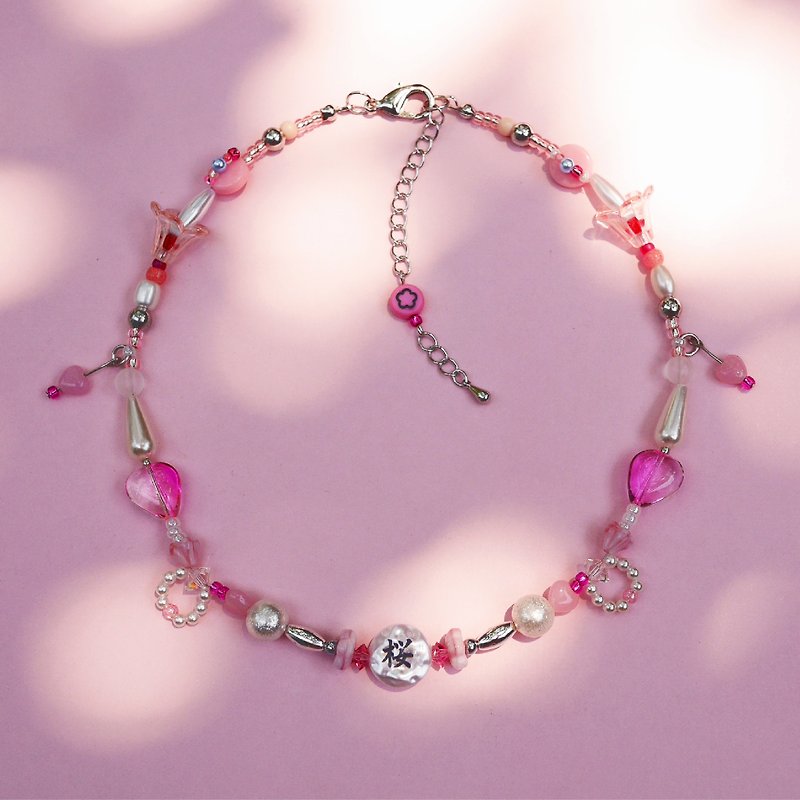 Cherry Kira - Kira Beaded Choker - Necklaces - Resin 