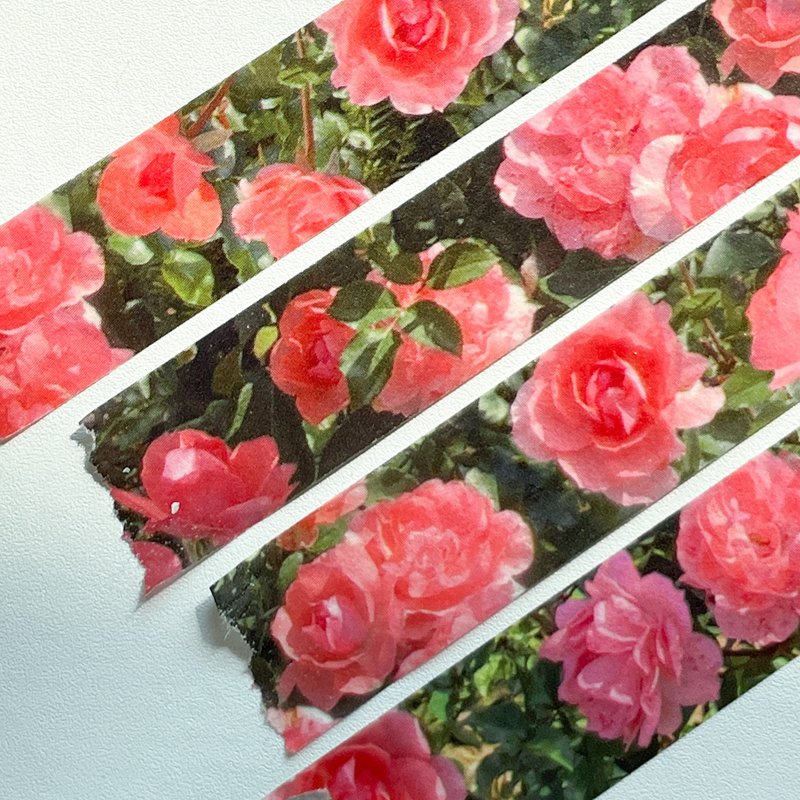 Jardin de france masking tape - มาสกิ้งเทป - กระดาษ สึชมพู