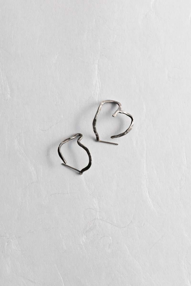 JUelry x ChouYi 人形耳環(黑銀)- Human Earrings - 耳環/耳夾/耳骨夾 - 純銀 黑色