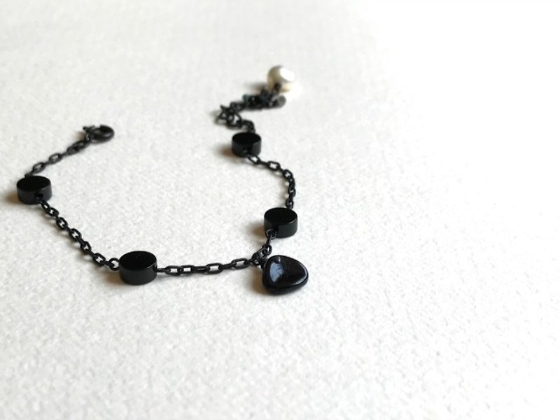 BLACKPOLKA（bracelet） - Bracelets - Gemstone Black