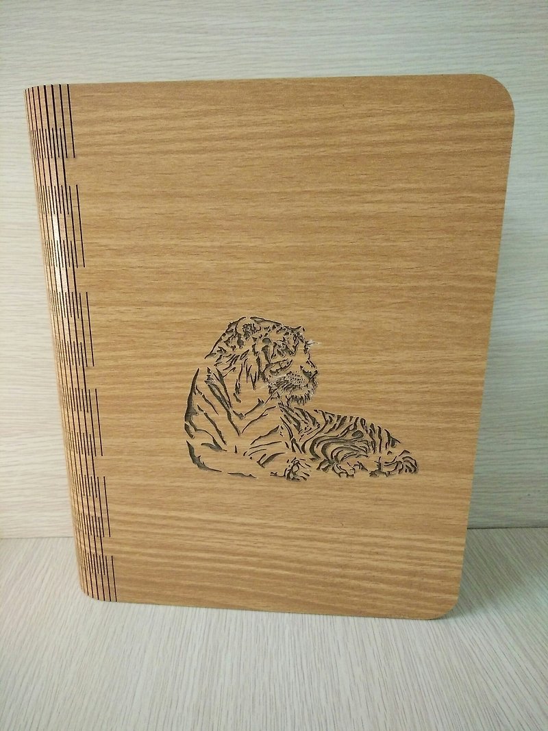 [Teacher’s Day Gift]─Body Shaped Notebook─Crouching Tiger Notebook Giveaway - Notebooks & Journals - Wood 