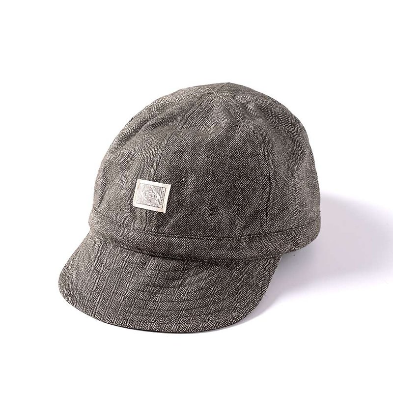 Railman Work Cap-Gray - Hats & Caps - Cotton & Hemp 