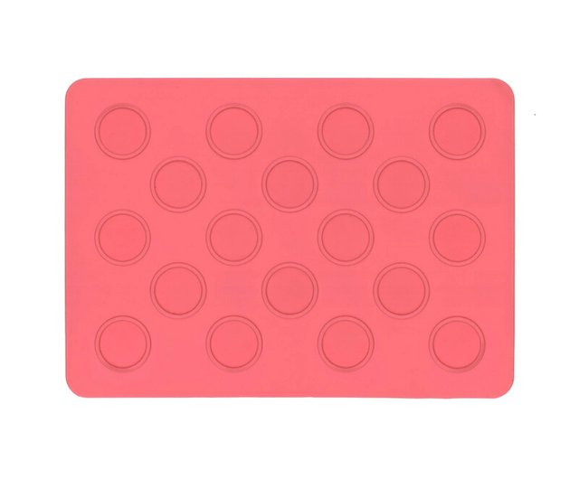 silicone macaron baking mat round cookie