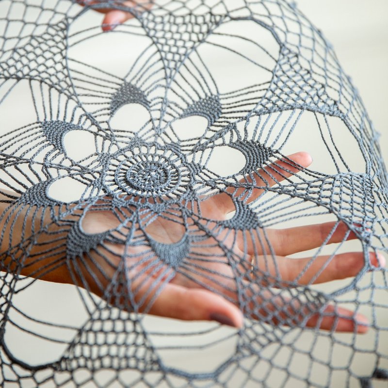 純手工鉤針蕾絲花樣 | 鉤針 | 【數位】PDF棒針織圖 Crochet pattern | Lace doily diagram - 手工藝教學/工具書 - 其他材質 
