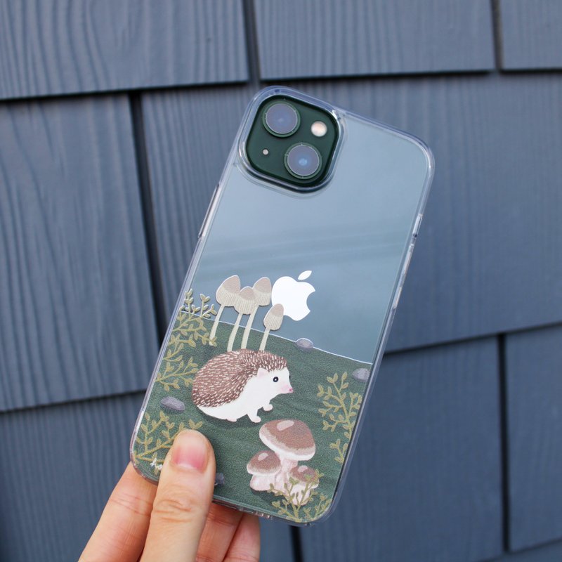 刺蝟 透明防摔手機殼 (支援全系列 iPhone) - 手機殼/手機套 - 塑膠 