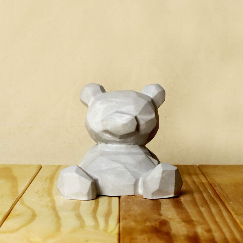 MIHER Big Bear Cell Phone Holder Diffusing Stone - น้ำหอม - วัสดุอื่นๆ สีเทา