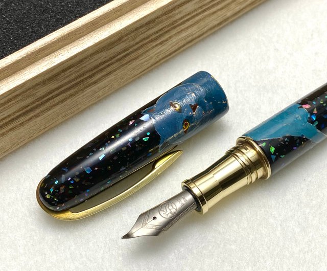 iridium point 高級美術工芸万年筆