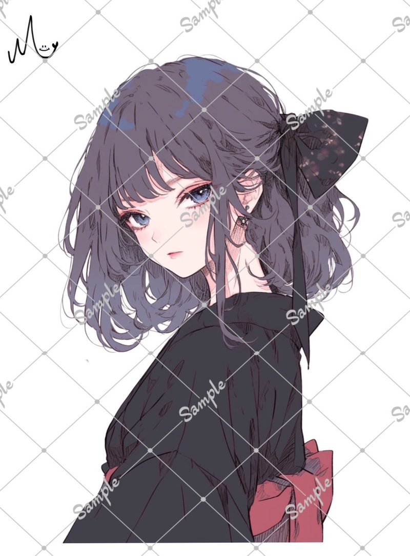 オリジナル人物ステッカー - 貼紙 - 紙 