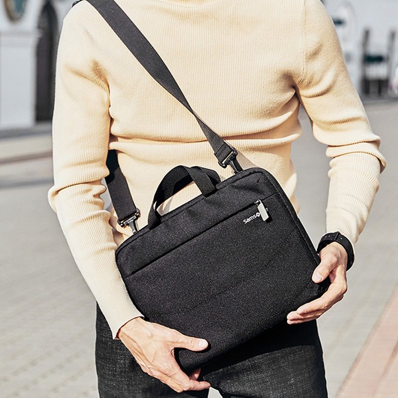 Samsonite DENDI-ICT BP5*001 13吋 /14吋 筆電手提包 - 黑色 - 電腦包/筆電包 - 聚酯纖維 黑色