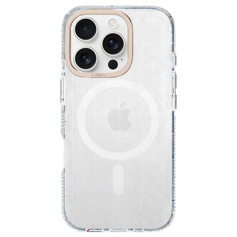 光雕系列－凡事求圓 透彩框 iPhone 16 15 14 13 Pro Max 防摔殼 - 手機殼/手機套 - 環保材質 透明