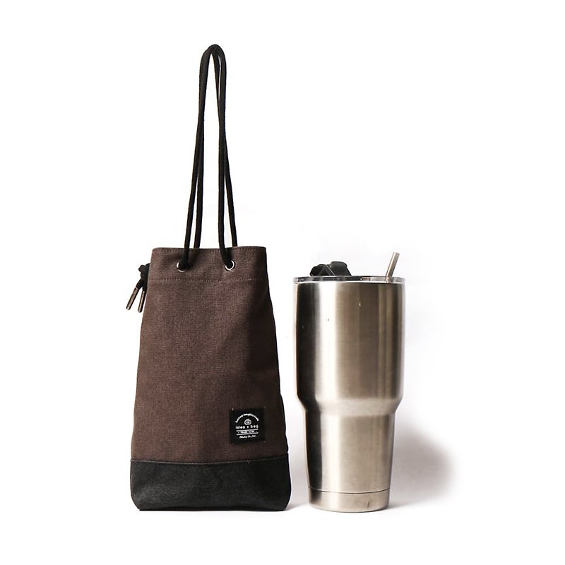 【icleaXbag】Portable Beverage Holder DG31 - ถุงใส่กระติกนำ้ - ผ้าฝ้าย/ผ้าลินิน 