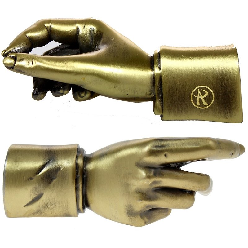 ARTEX Give me a hand hand pen holder - bronze - อื่นๆ - โลหะ สีทอง