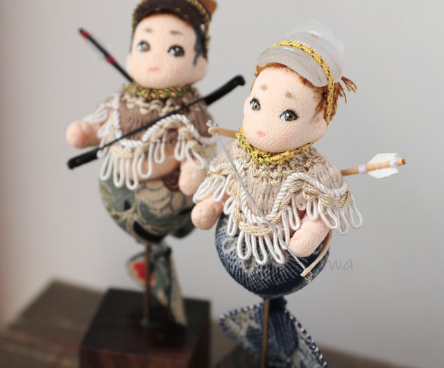 BJD ちりめん細工の金魚の人魚 男の子 2 アートドール 創作人形