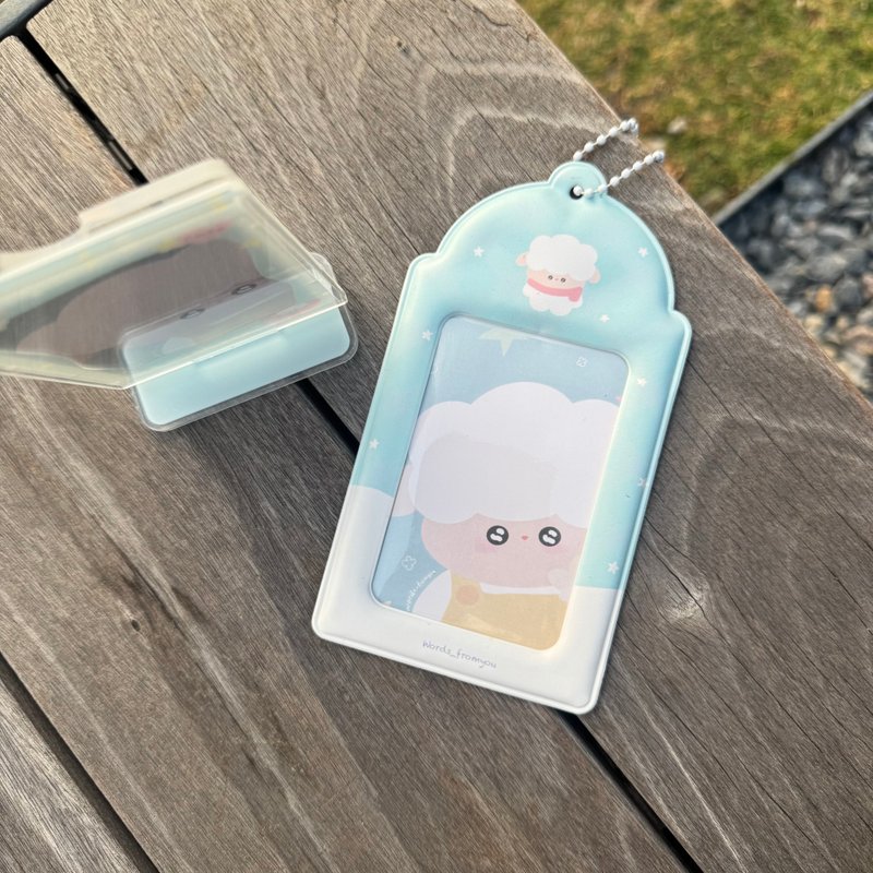 小卡/拍立得卡套掛飾 藍色 - 證件套/識別證套 - 其他金屬 