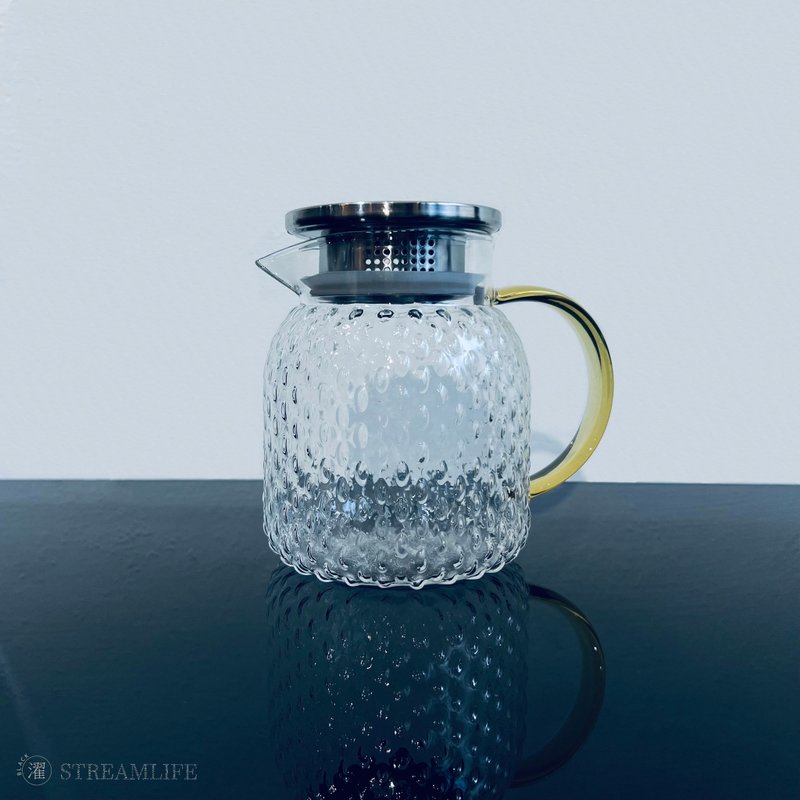 垂紋琉璃水壺 - 茶壺/茶杯/茶具 - 玻璃 透明