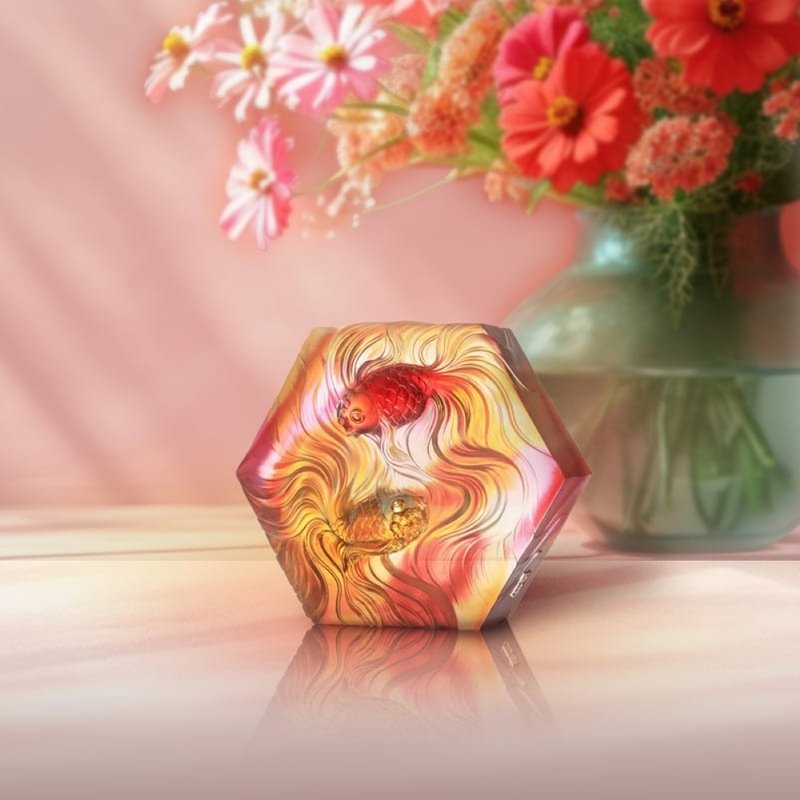 琉璃工房 LIULI 舞錦繡 - 擺飾/家飾品 - 玻璃 紅色