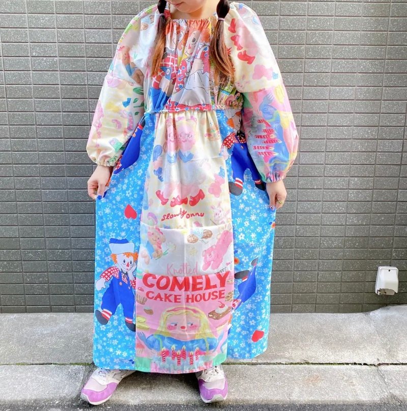 ヴィンテージパッチワークワンピース - ワンピース - コットン・麻 