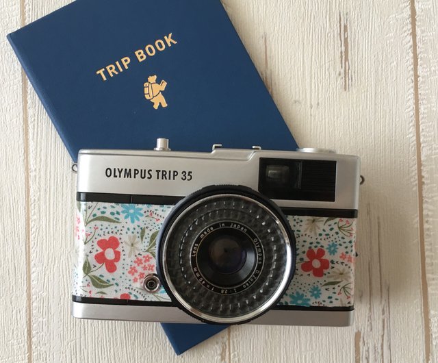 OLYMPUS TRIP 35 鮮やかな レッド レザー調 - rehda.com