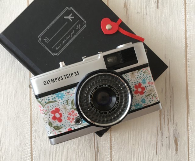 OLYMPUS TRIP 35 鮮やかな レッド レザー調 - rehda.com