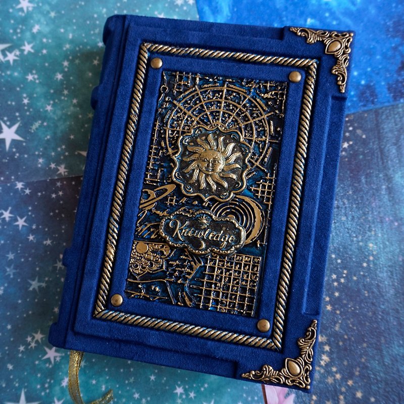 Handmade Vintage Blue Book for Notes - 筆記本/手帳 - 紙 藍色