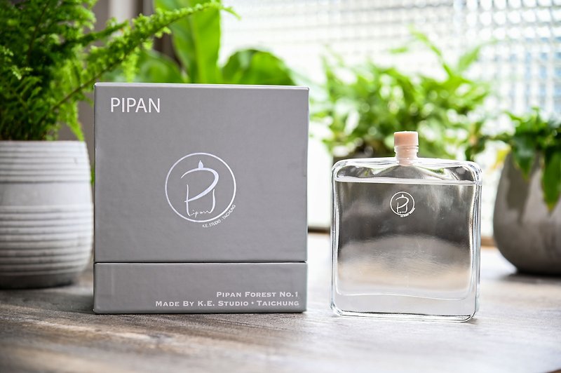 PIPAN-森林系列1號香氛室內擴香瓶100ml - 香薰/精油/線香 - 玻璃 灰色