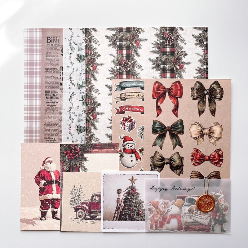 Christmas paper set '24 - Storage & Gift Boxes - Paper 