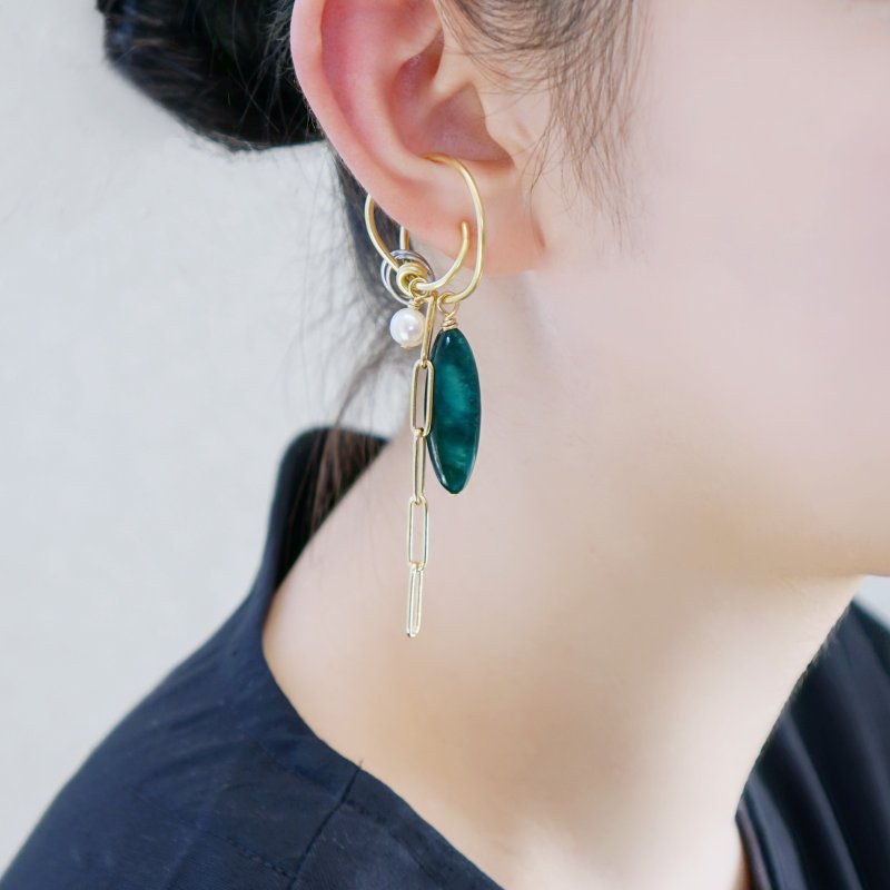 イヤーカフ　made　自由度の高いカスタムできるイヤーカフ - 耳環/耳夾/耳骨夾 - 其他金屬 金色