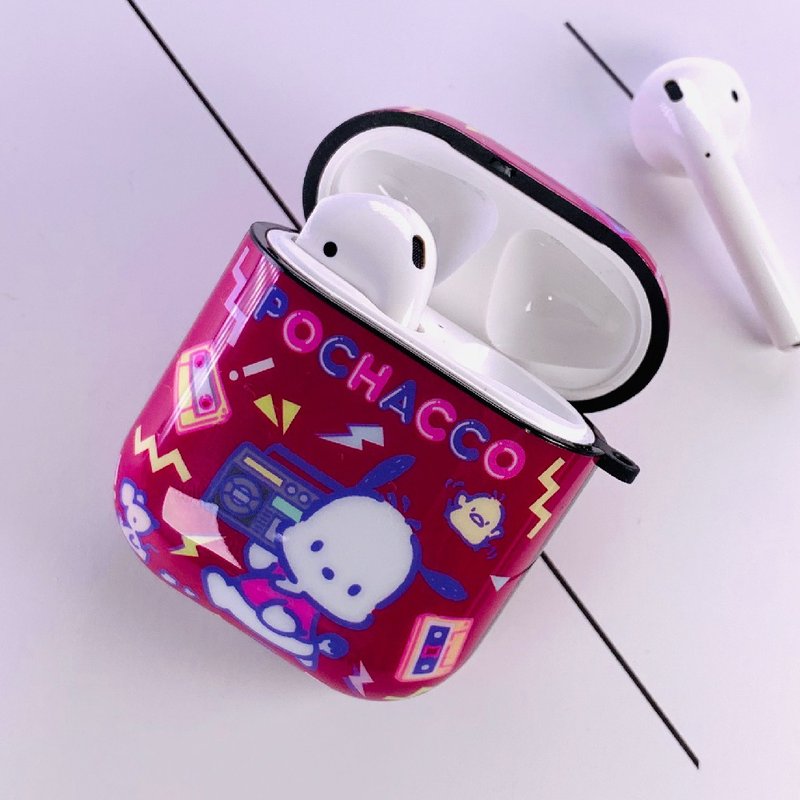 【Hong Man】Pochacco Airpods casing DJ night - Gadgets - Plastic Blue