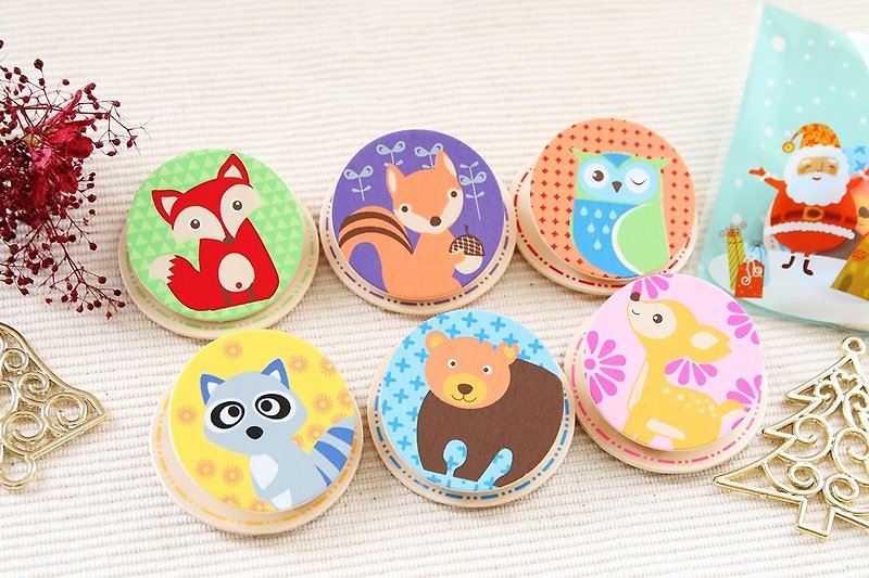 Wooden forest friend clip with magnet - อื่นๆ - ไม้ 