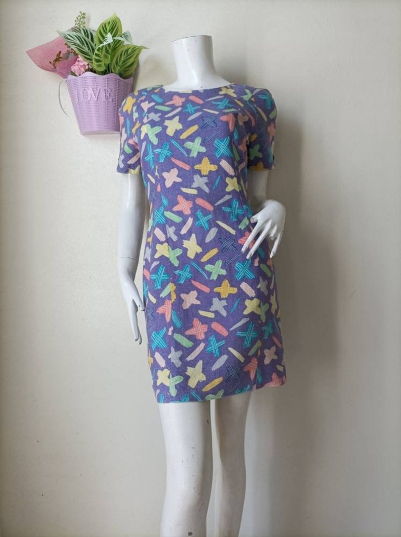 Vintage Courreges Mini Dress Size 9 AR will fit Small - 洋裝/連身裙 - 聚酯纖維 