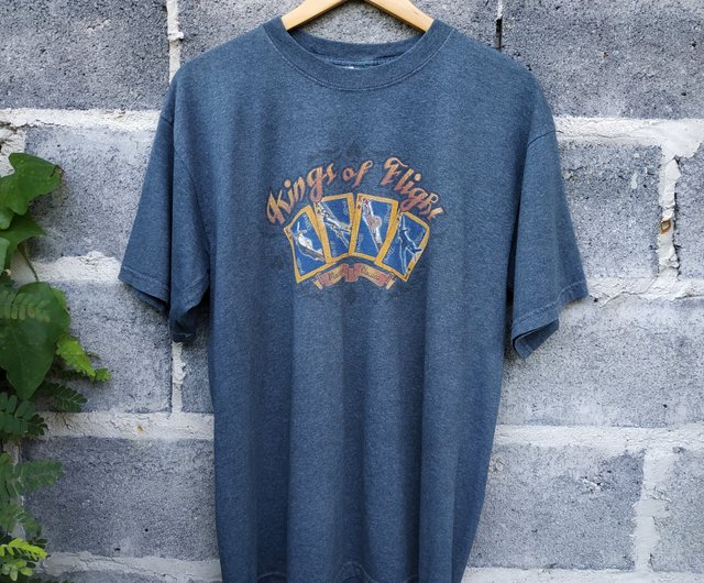 Vintage Men's T-Shirt - Blue - L