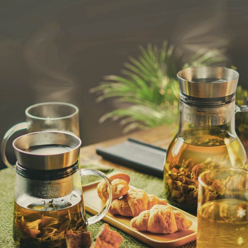 Driver 大小甘丹茶壺豪華組 - 茶壺/茶杯/茶具 - 不鏽鋼 銀色