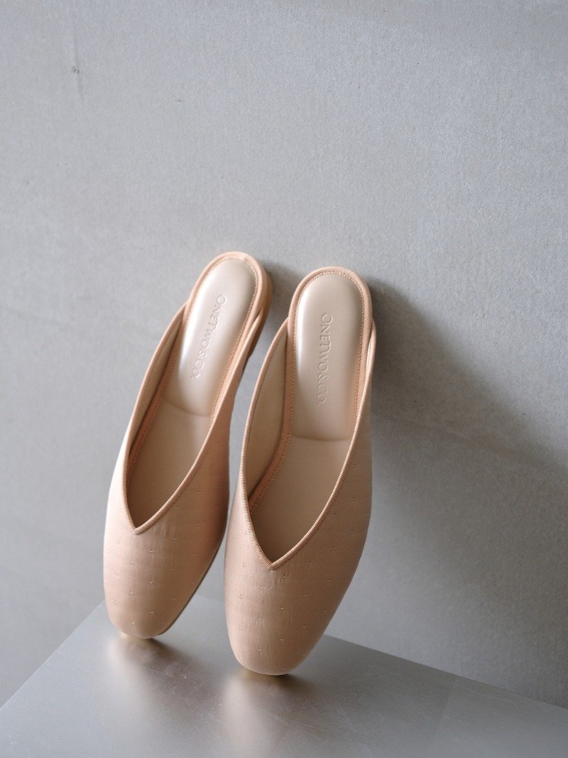 BALLERINA SLIPPERS - 娃娃鞋/平底鞋 - 其他材質 