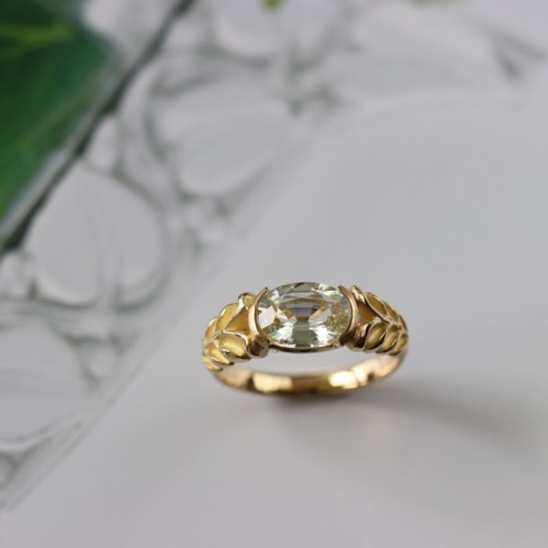 Pinkoi Proxy Purchase - Chrysoberyl ring [K18] - General Rings - Gemstone 