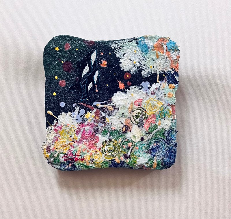 アジンの花海星雲・クッキーロックシリーズ - ポスター・絵 - アクリル 