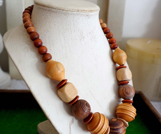 Colorful Wooden Beads Necklace - Fashionvalley-tuongthan.vn