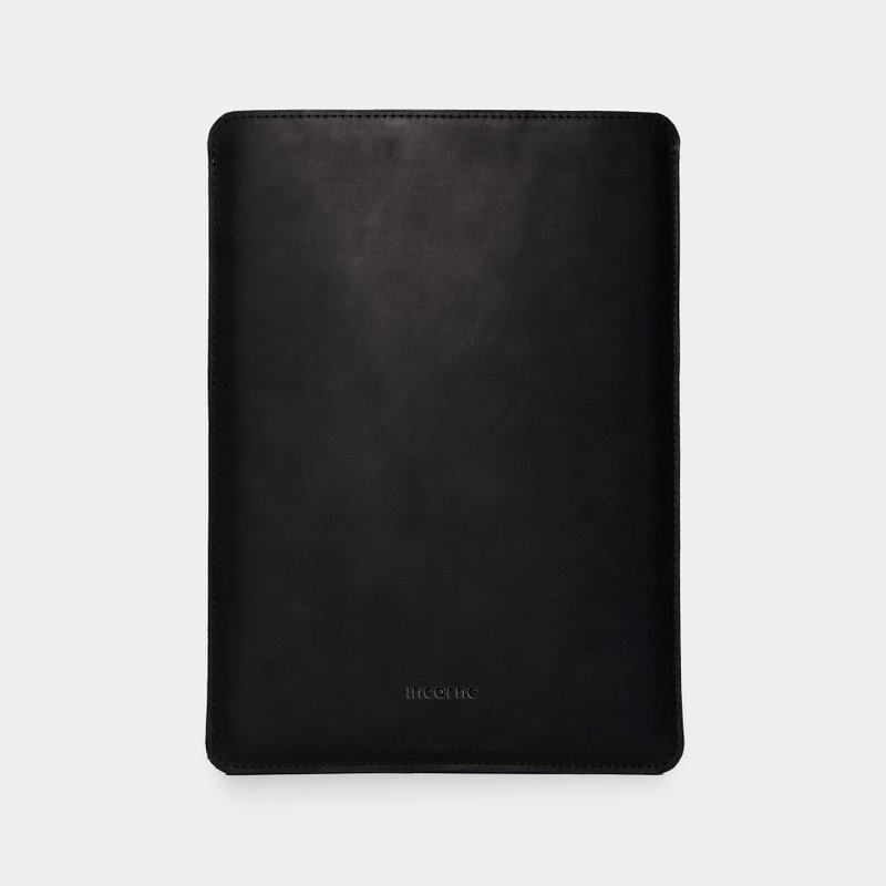 真皮黑色 MacBook 保護套 – 纖薄筆電收納袋 - 平板/電腦保護殼/保護貼 - 真皮 黑色