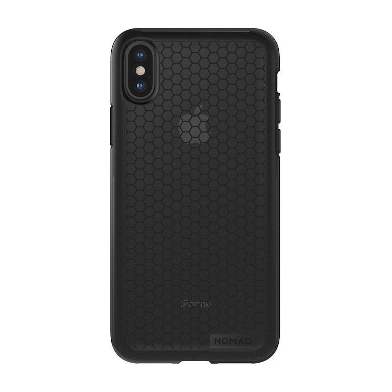 US NOMAD Military Standard Impact Resistant Hard Case-iPhone X/Xs Transparent Black (855848007274) - Phone Cases - Plastic Black