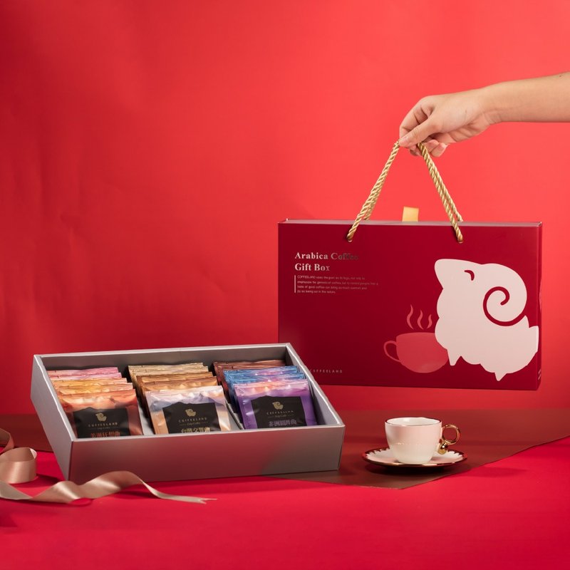 COFFEELAND | 經典禮盒-15入濾掛咖啡-綜合熱銷款(九種風味) - 咖啡/咖啡豆 - 新鮮食材 藍色