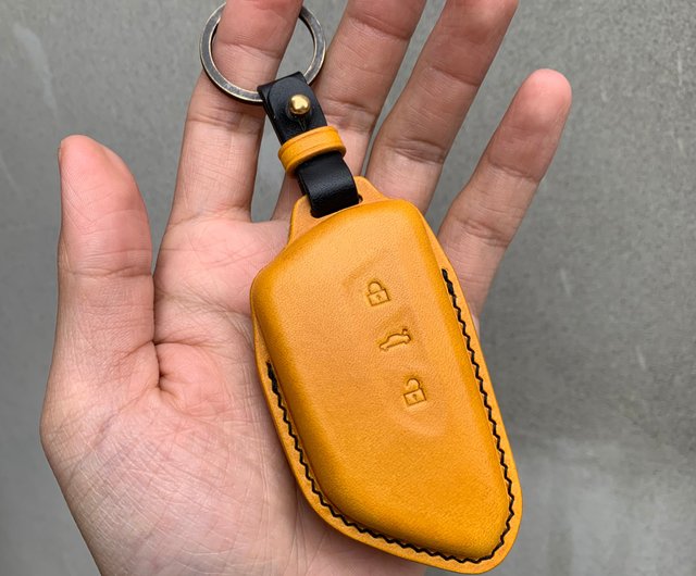 Buttero Leather car key case, car key cover, VW Volkswagen - Shop