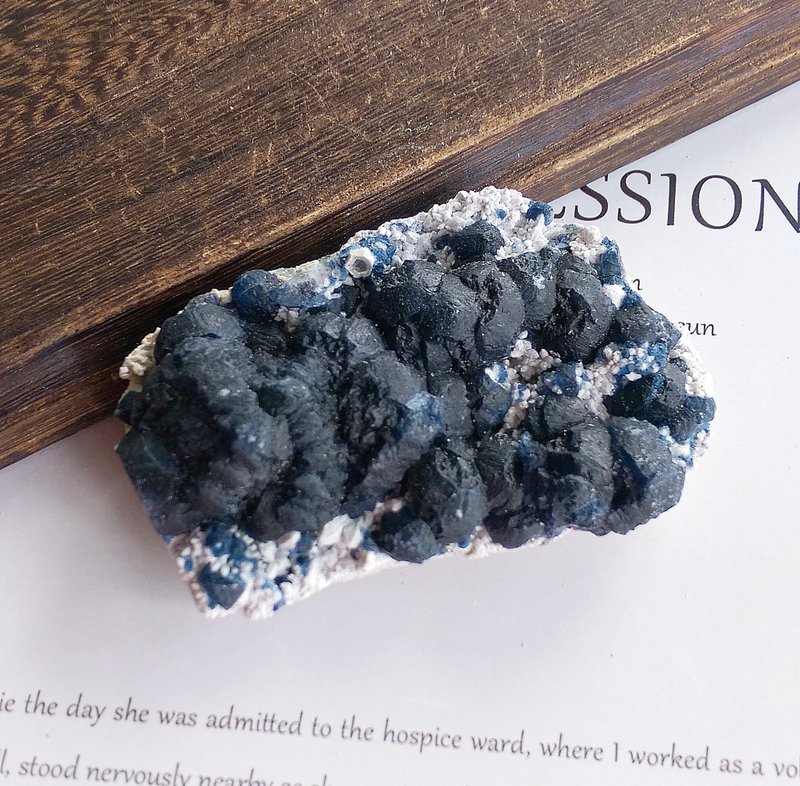 Fluorite 內蒙古產地 藍莓螢石 天然礦石 原礦 - 擺飾/家飾品 - 其他材質 