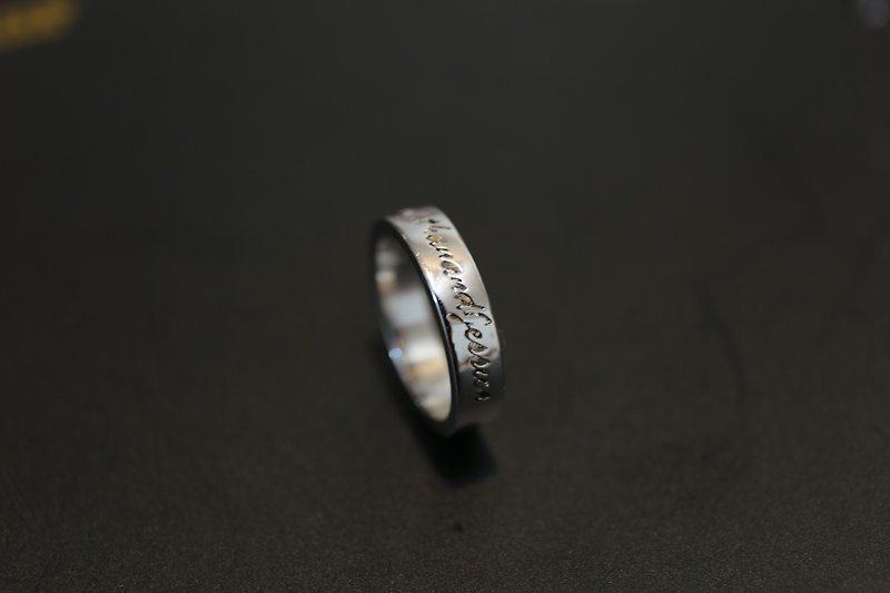 Couples customized 3D metal printing series-Ring of Love - แหวนทั่วไป - โลหะ หลากหลายสี