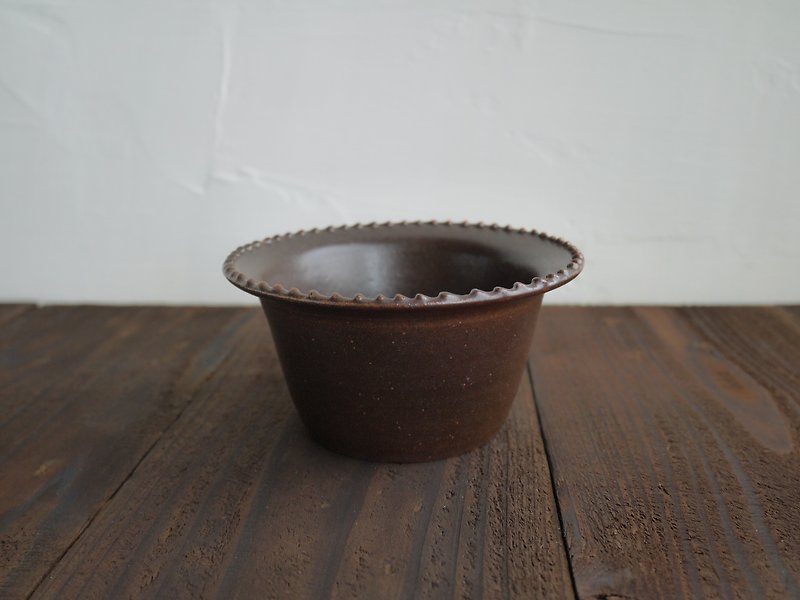 Cocoa Brown Pudding Cup - Cups - Pottery 