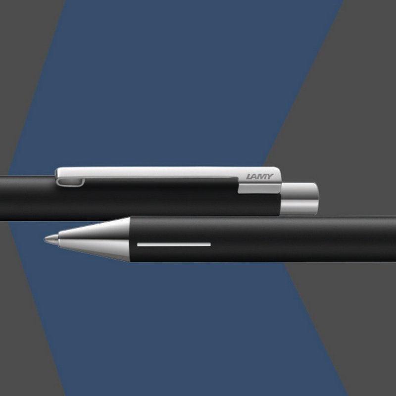 LAMY 原子筆筆套禮盒 / ECON 系列 - 240 - 霧光黑 - 原子筆/中性筆 - 鋁合金 黑色