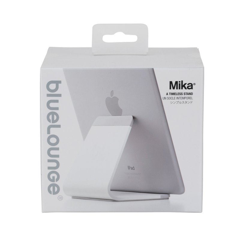 Mika 平板電腦座 白色 鋁金屬版 - 手機/平板支架 - 鋁合金 白色