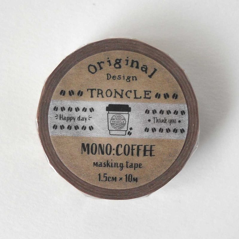 マスキングテープ / MONO:COFFEE - 紙膠帶/和紙/PET - 紙 