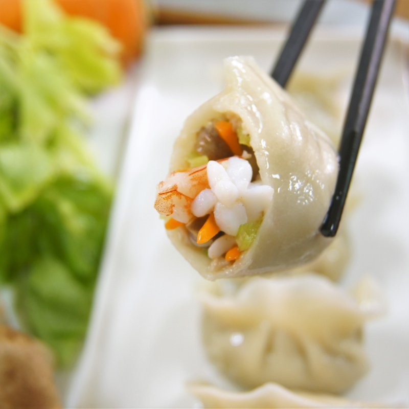 手工山珍海味餃20入【無添加】 - 水餃/滷味/熟食 - 其他材質 白色
